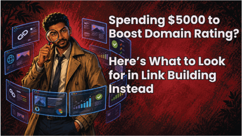 Illustration about evaluating websites for link building