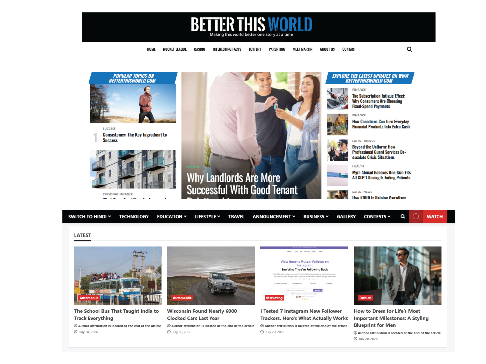 Examples of private blog networks